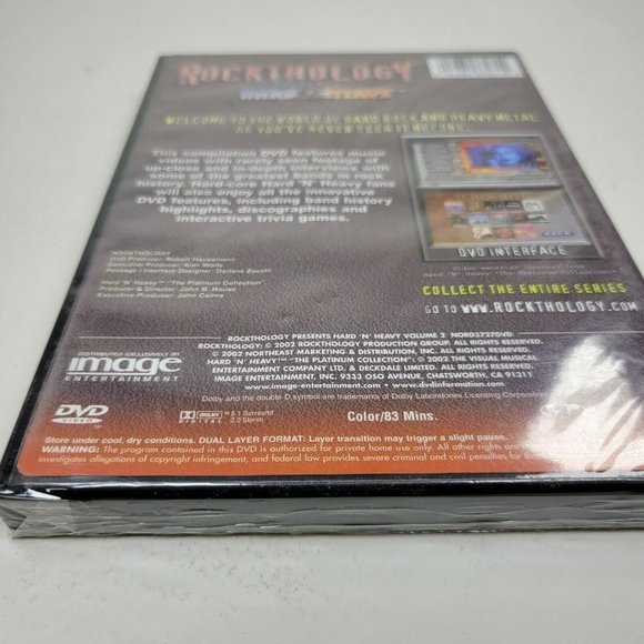 Rockthology #2: Hard And Heavy (NEW SEALED DVD, 2002) Dio Judas Ozzy Yngwie - Picture 3 of 3